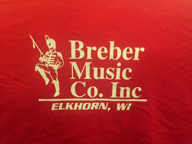 The Breber Music Co. banner